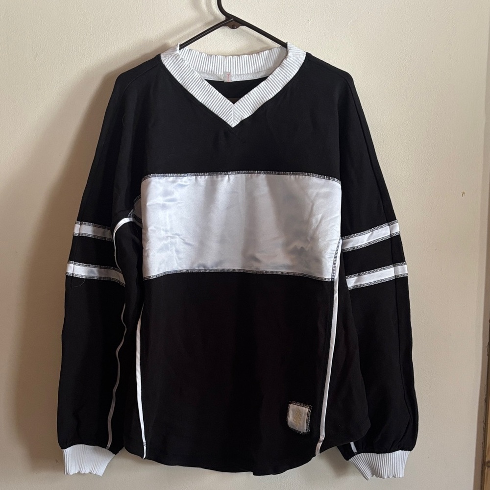 FP Movement by Free People Black and White Panel Sweatshirt